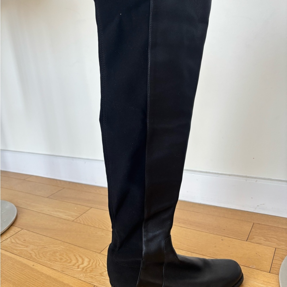 Stuart Weitzman 5050 Black Knee-High Boots